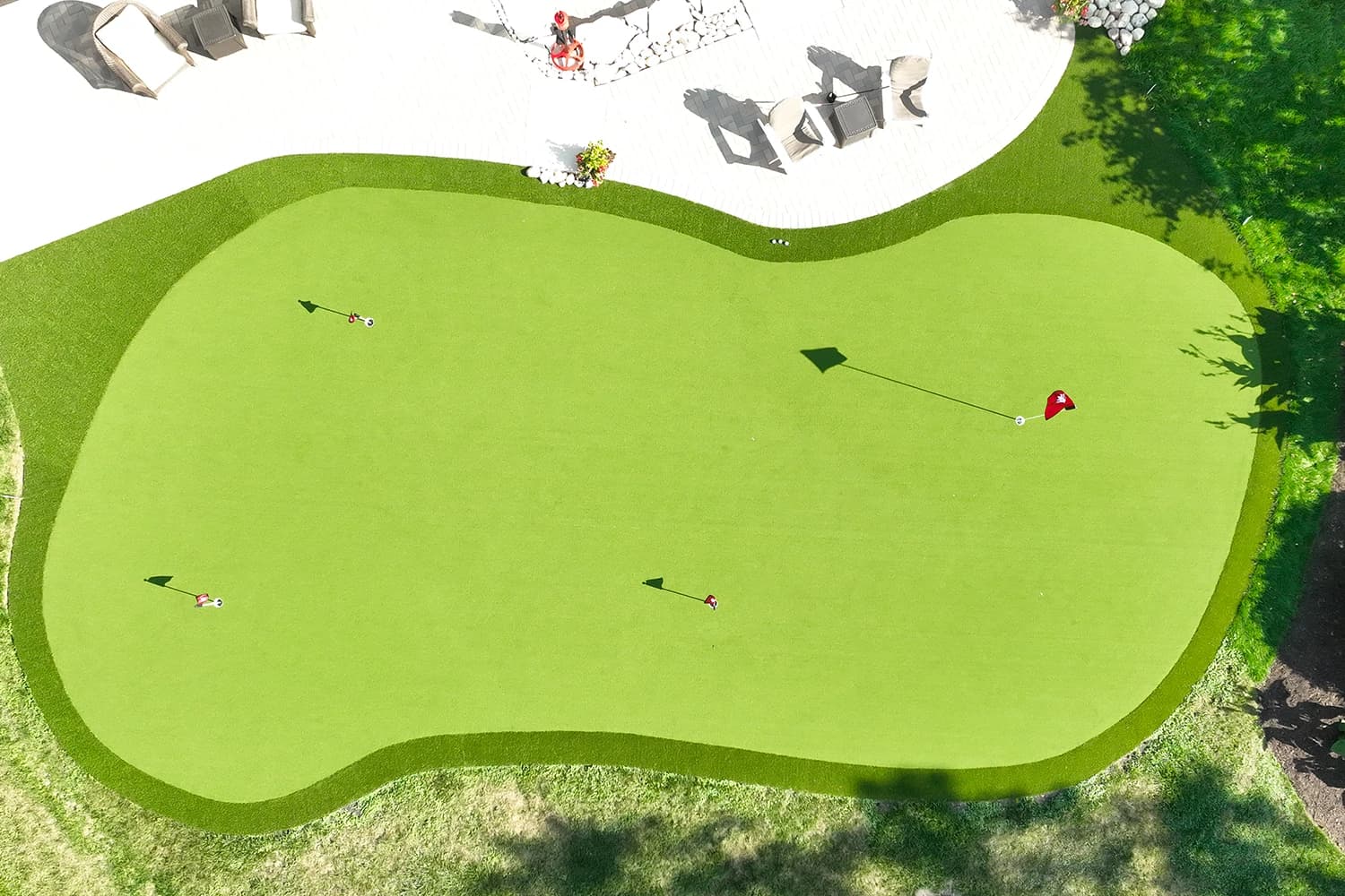 Private Backyard Putting Green