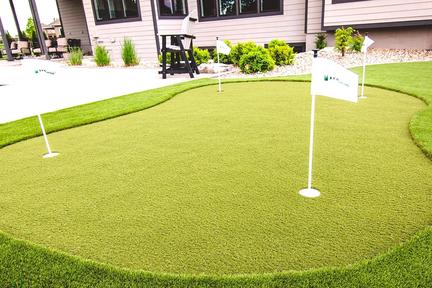 SynLawn Chicago backyard golf green